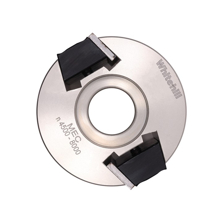 96 x 65 x 30 mm Aluminium MEC Head on HSK63F Holder (150 Max C/C)